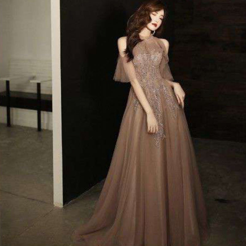 Party Party Dress Host Heavy Industry Banquet Evening Dress - Elevate Your Wardrobe with Every Thread