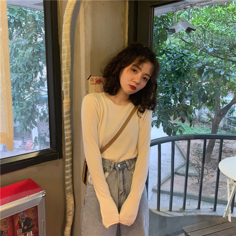 Women s Solid Color Long sleeved Sweater - Elevate Your Wardrobe with Every Thread