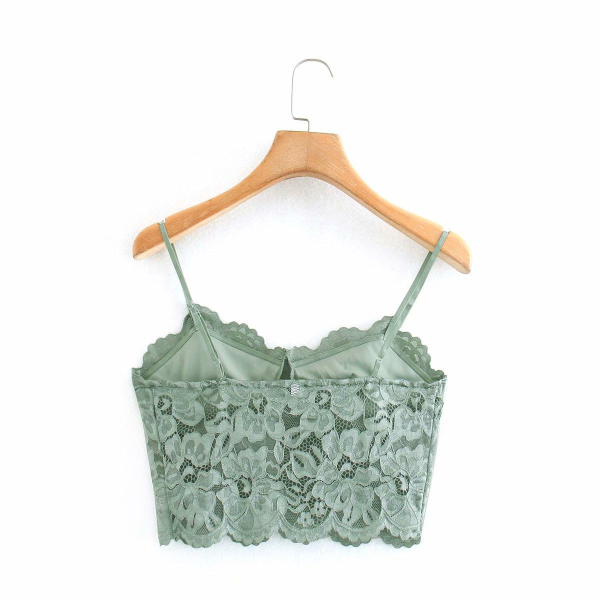 Tank-Top Camis Cropped Traf Women Chic-Tops Thin-Strap Lace Backless Vintage Female Sexy - Elevate Your Wardrobe with Every Thread