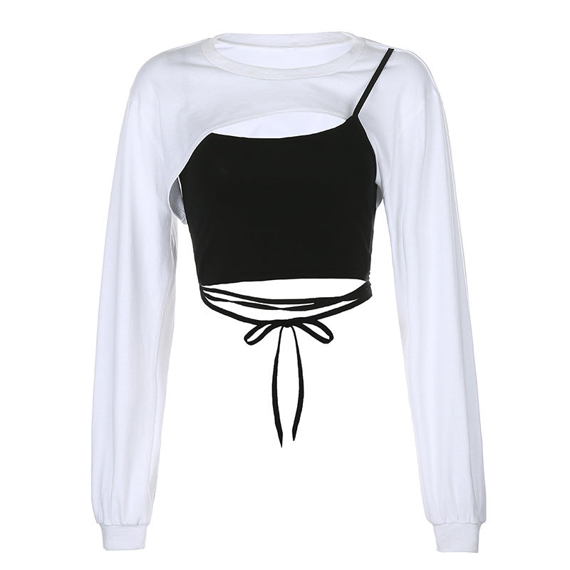 Fake Two T-Shirts With Straps - Elevate Your Wardrobe with Every Thread