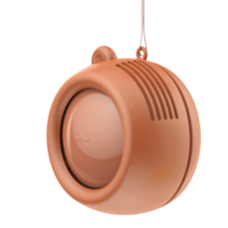 USB Silent Portable Charging Small Fan Hanging Neck Fan