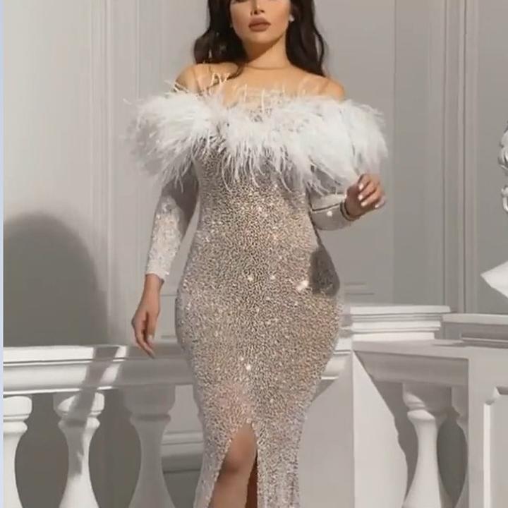 Sexy Sequin Party Dress For Ladies Sexy Party Evening Dress Fashion Dress - Elevate Your Wardrobe with Every Thread