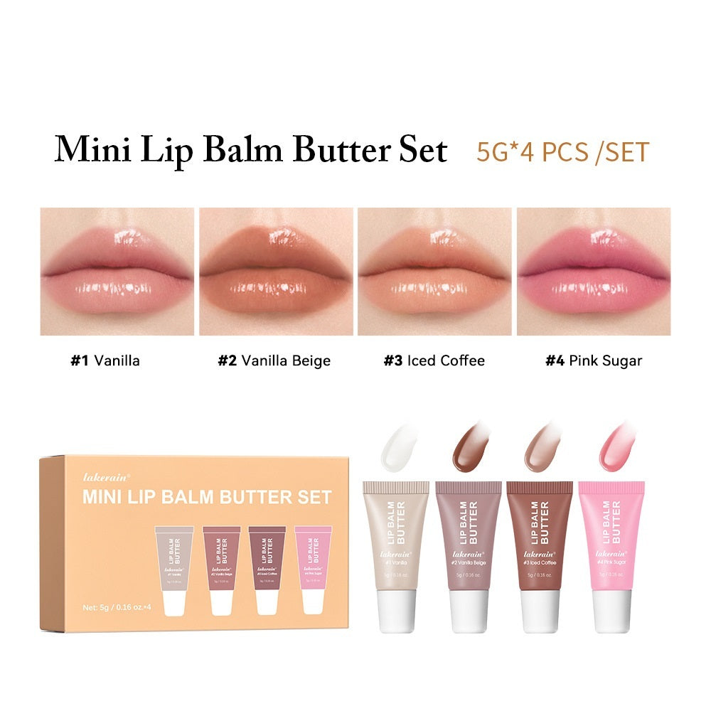 Mini Summer Butter Lip Balm Suit Nourishing Moisturizing Gloss
