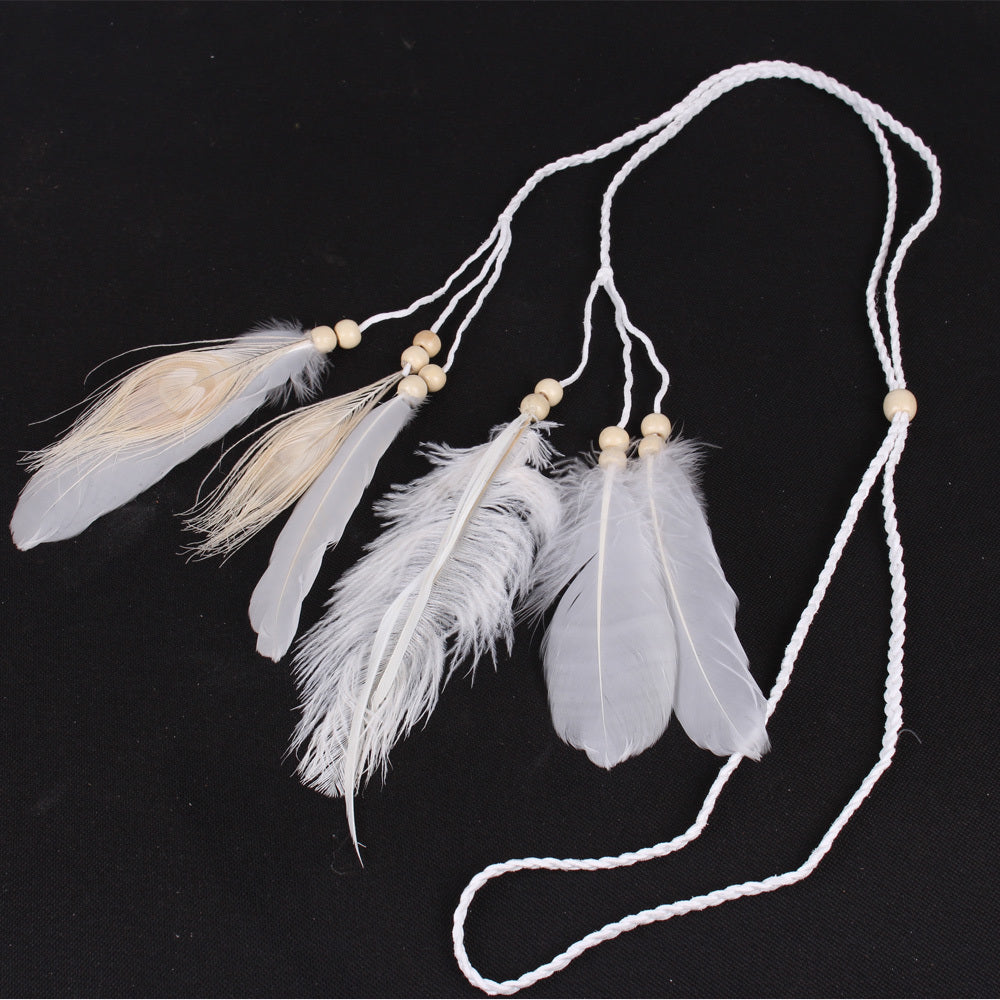 Ethnic Wind Beach Feather Headwear Hair Band