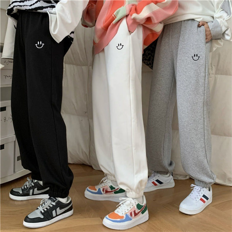 High waist slimming embroidered feet all-match pant sports - Elevate Your Wardrobe with Every Thread