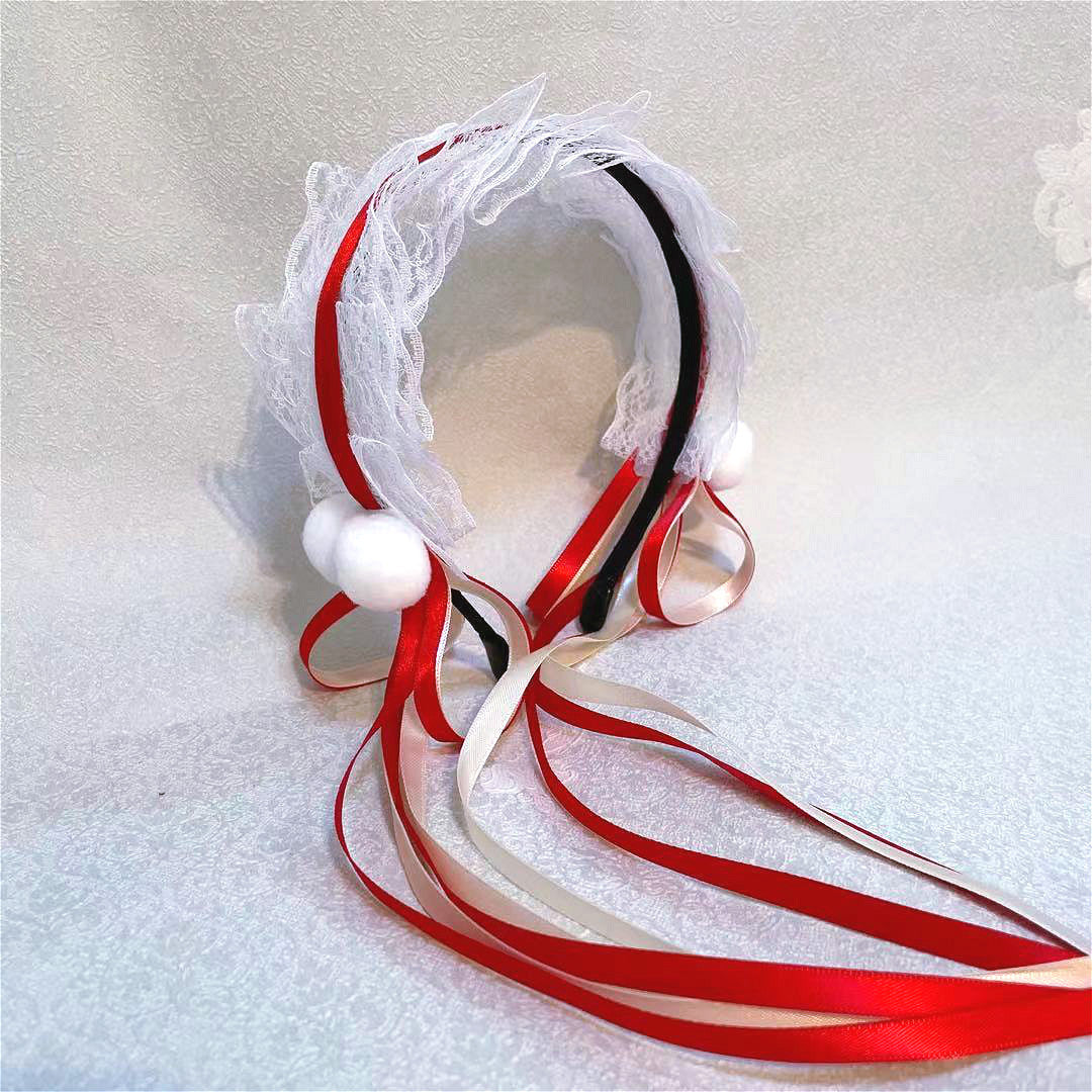Hairdressing Lace Bowknot Hair Band
