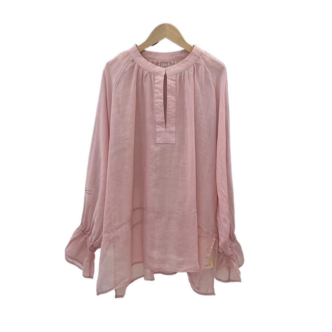 Design Sense Elegant Long Sleeve Blouse All-match Shirt