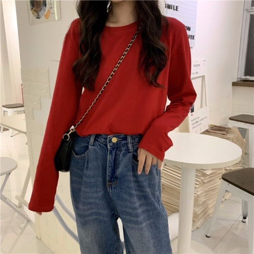 Bottoming Shirt Long Sleeve T-shirt Women''s Wear Clothes Early - Elevate Your Wardrobe with Every Thread