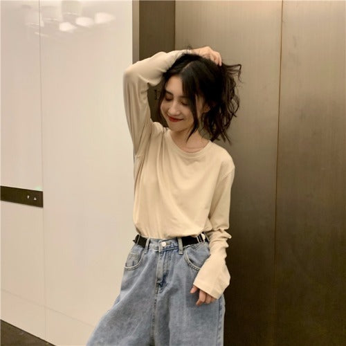 Bottoming Shirt Long Sleeve T-shirt Women''s Wear Clothes Early - Elevate Your Wardrobe with Every Thread