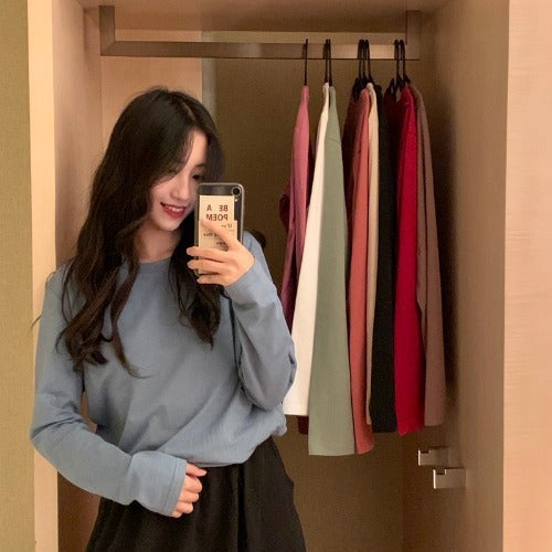 Bottoming Shirt Long Sleeve T-shirt Women''s Wear Clothes Early - Elevate Your Wardrobe with Every Thread