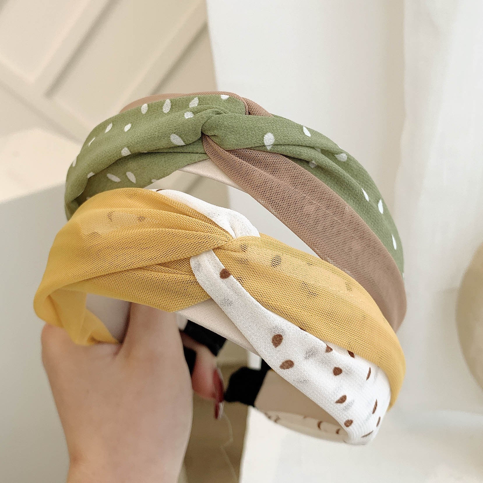 Going out hair band headband broad side simple Korean