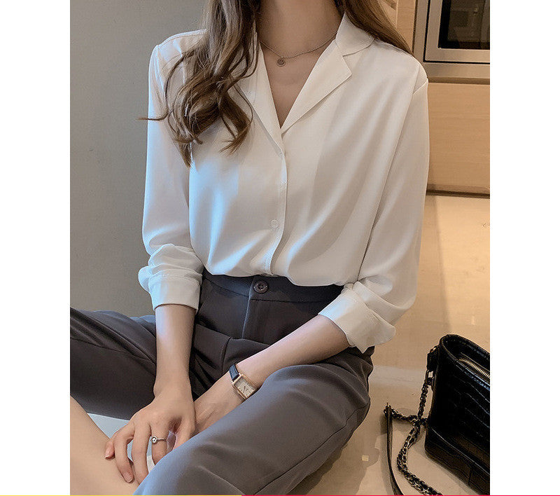 Loose Longsleeved Shirt Bottoming Shirt - Elevate Your Wardrobe with Every Thread