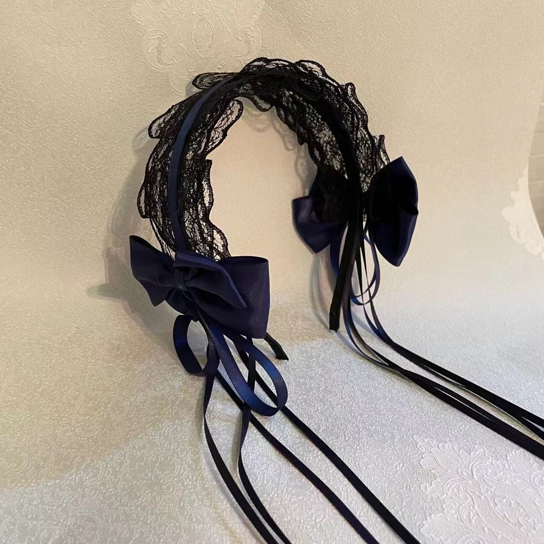 Hairdressing Lace Bowknot Hair Band