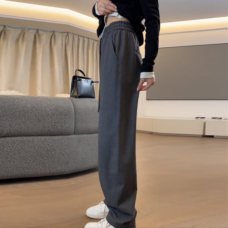 Large Size Slimming Suit Pant Minimalist Design