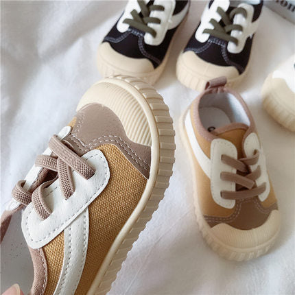 Girls' Baby Soft Bottom Non-slip Children's Canvas Shoes