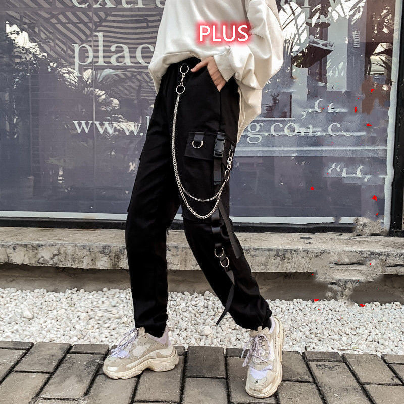 Women Cargo Pants Harem Pants Fashion Punk Pockets Jogger - Elevate Your Wardrobe with Every Thread